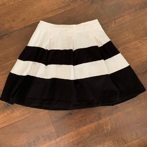 Express Hi-Waist Color Block Skirt